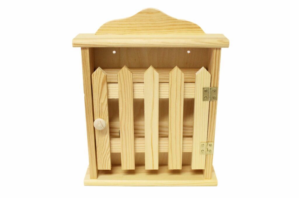 Wooden House Keyholder