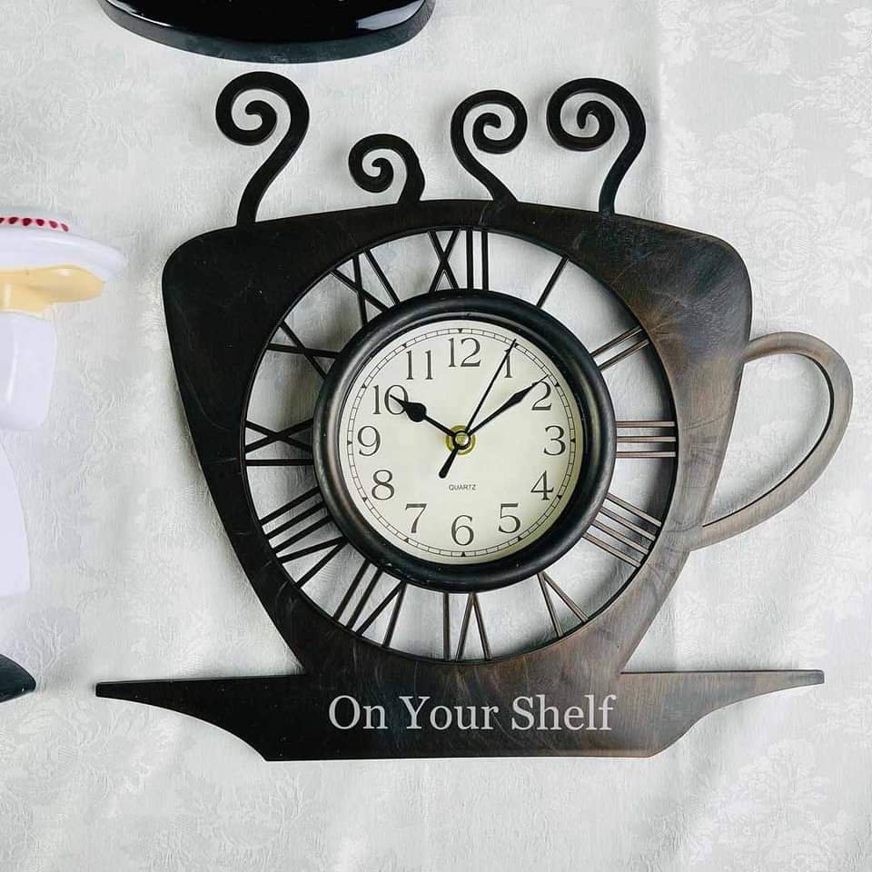 Coffee Cup design kitchen wall clock