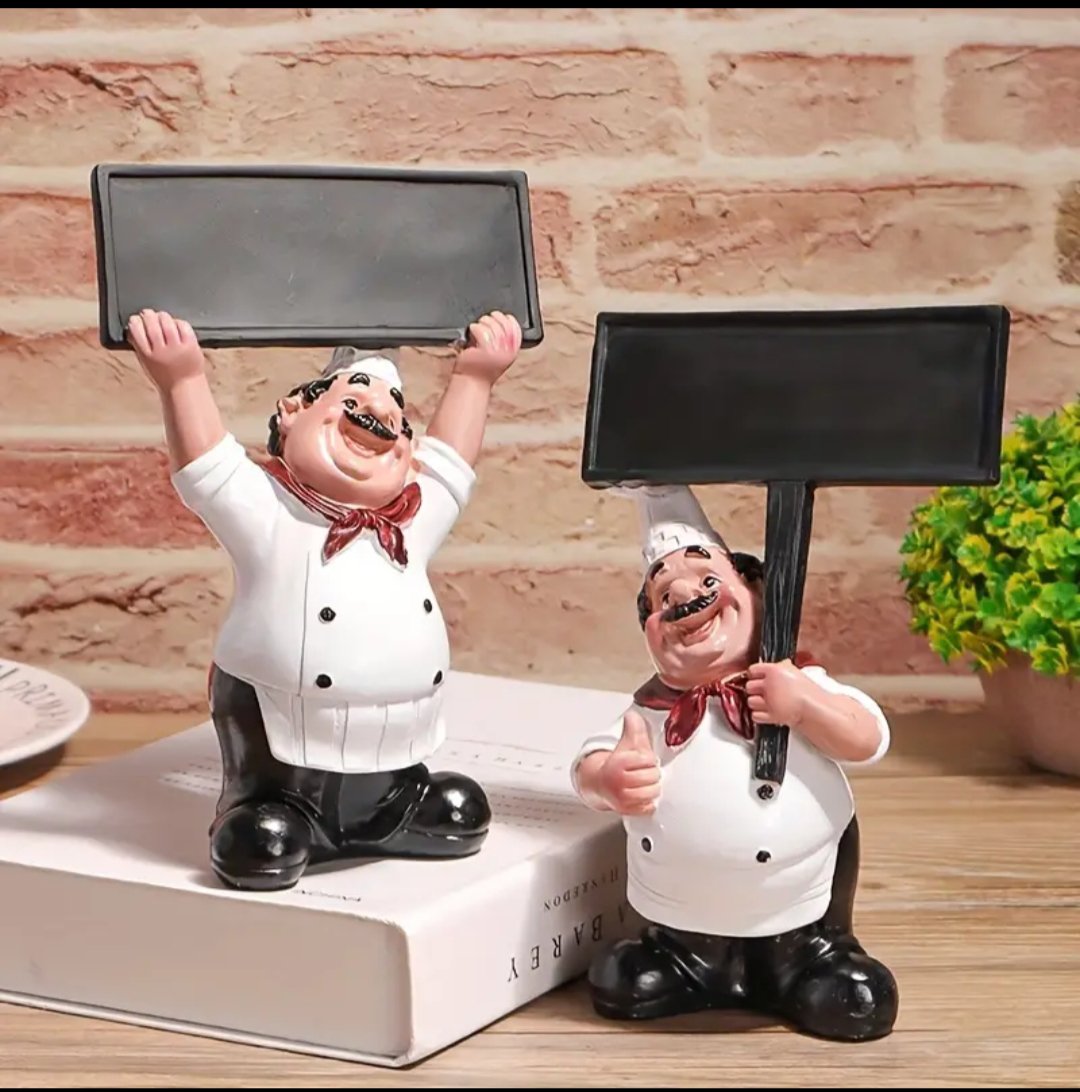 Chef menu board decoration