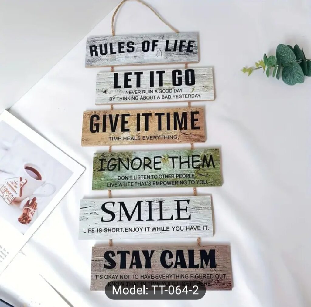 Life - wall hanging quotation
