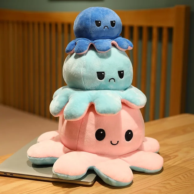 Reversible Octopus Cat plush toy