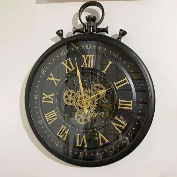 Antique Look Gearing Wall clock