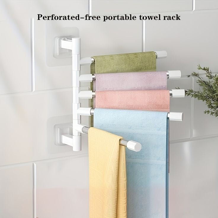 Suction stick moveable hanger