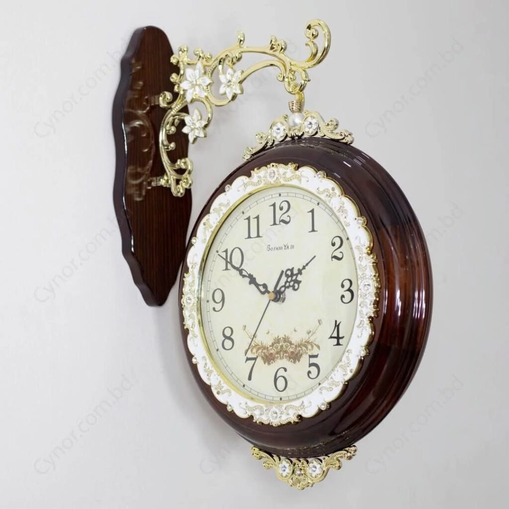 Dual sided branded Wall clock
