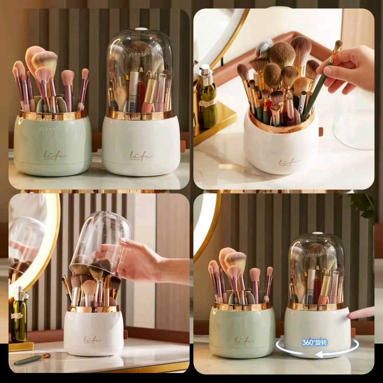 360 rotating big brush holder- imported
