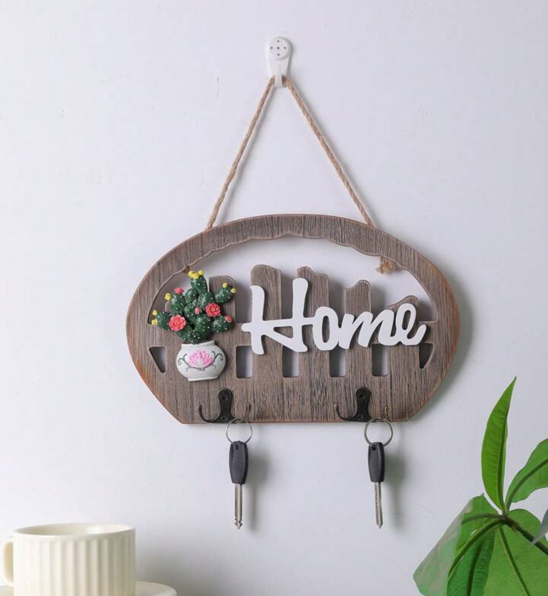 adorable Wooden hanging keyholder