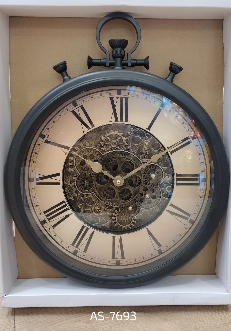 Retro Antique rustic gearing Wal clock