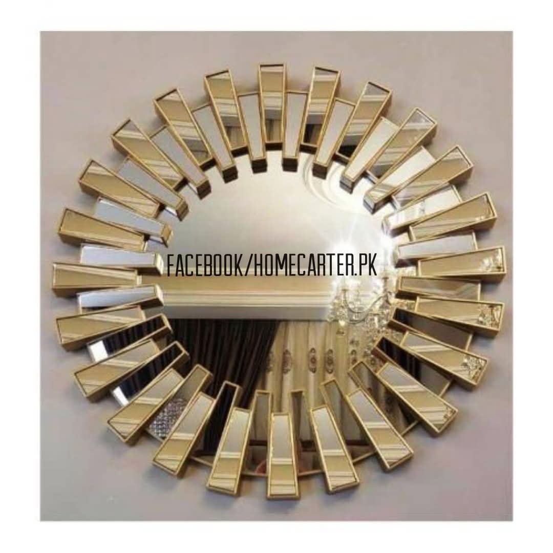 Fancy wall mirror decoration