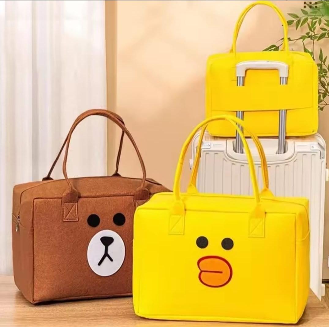 Cartoon themed travel bag