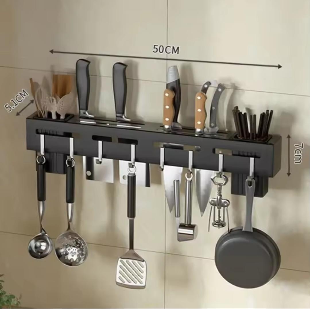 Iron wall cutlery holder (imported)