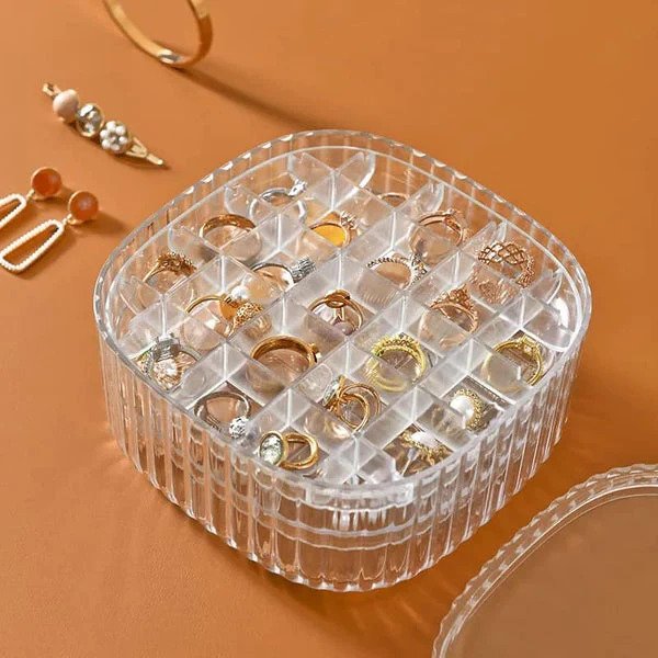 Acrylic Transparent Jewellery Organizer - 2 Layer