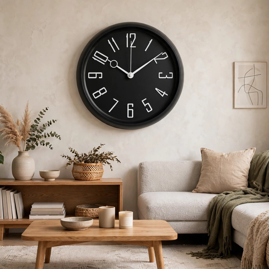 Round Funky wall clock