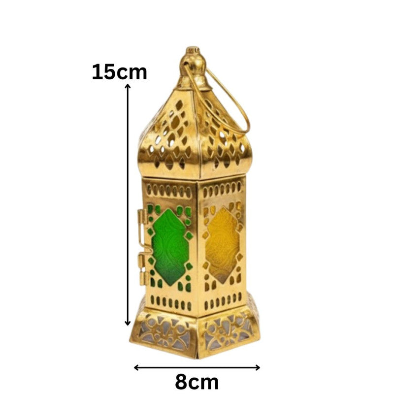 Metal lantern hanging decoration