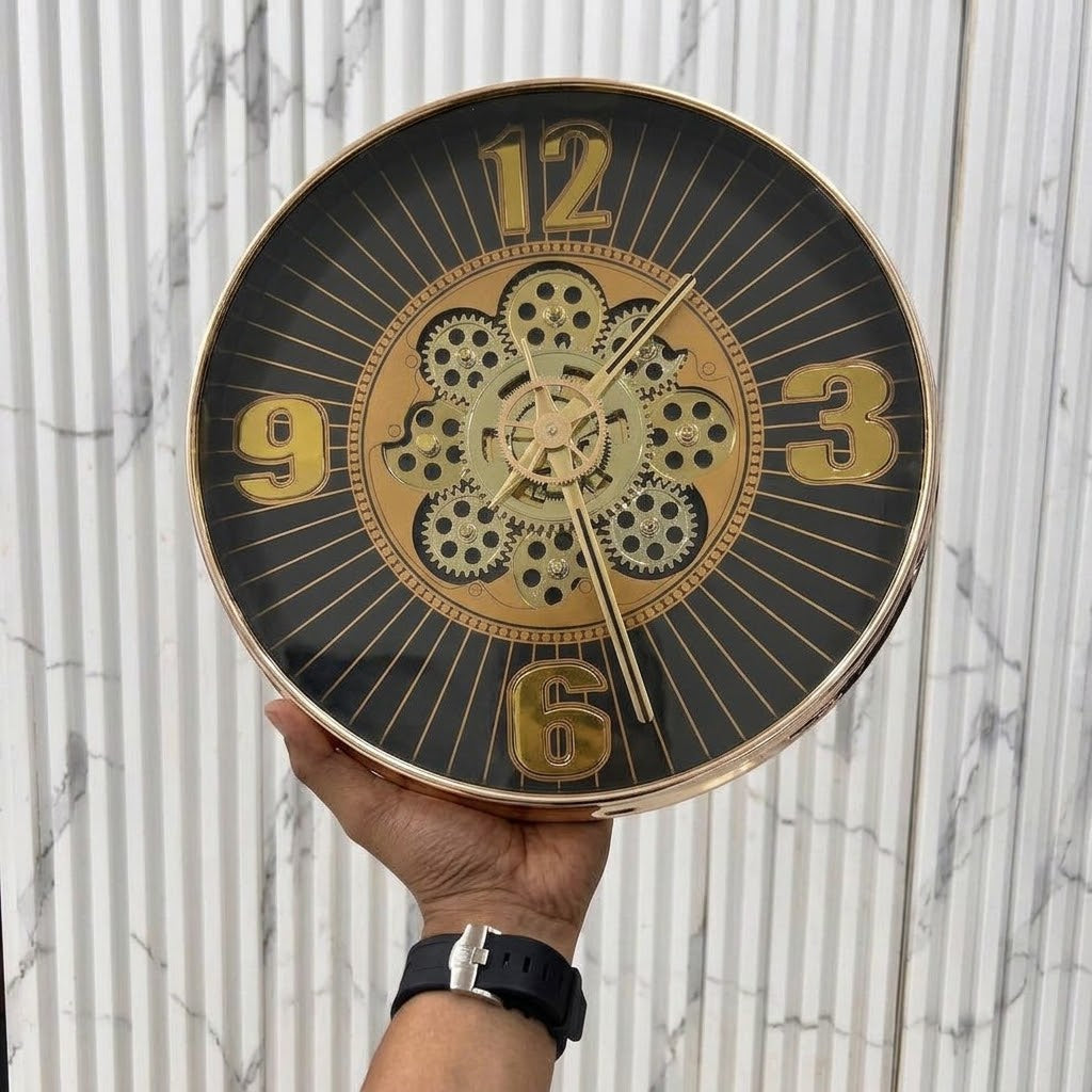 Retro Antique gearing Wall clock