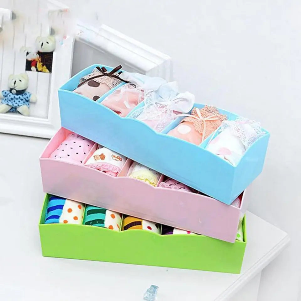 5 Grid socks storage organizer