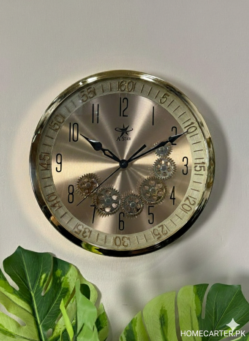 Fancy gearing Wall clock