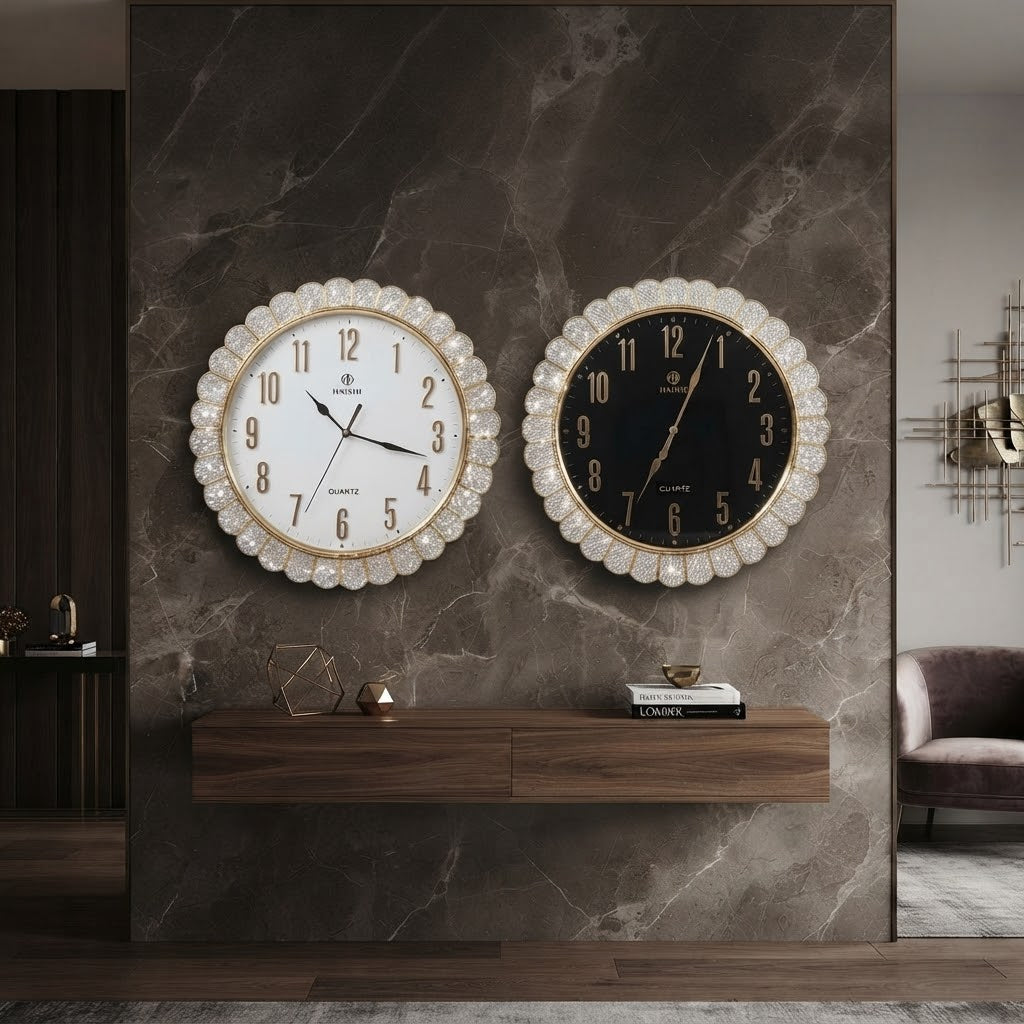 Fancy bedroom wall clock