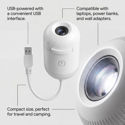 Kids night projector with lamp