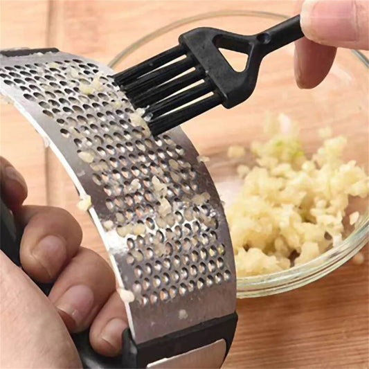 stainless steel manual garlic press (imported)
