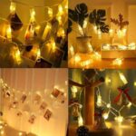 20 clips string led light cell + electric operated