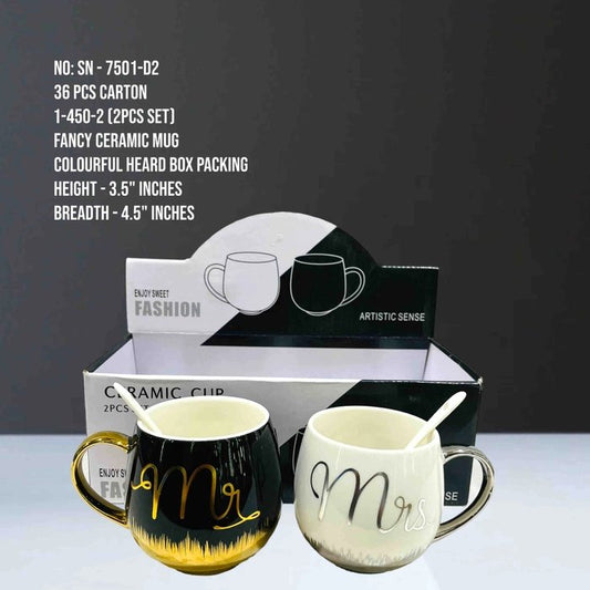 Mr &amp; Mrs Mug set (ceramic)