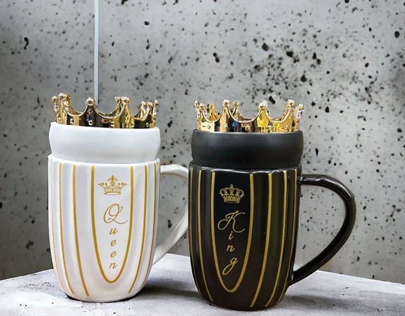 King &amp; Queen mug set (2pcs)