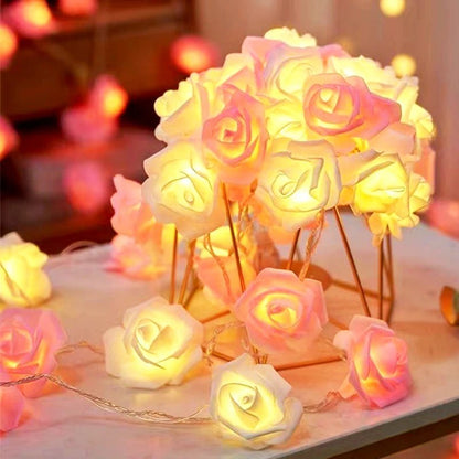 led rose string light-20roses