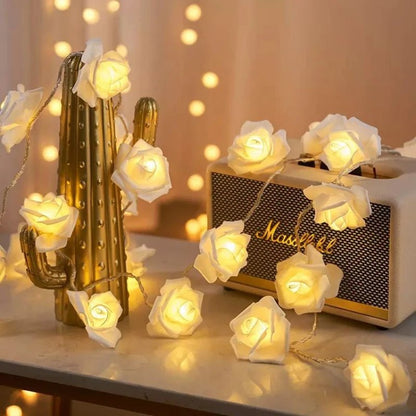led rose string light-20roses