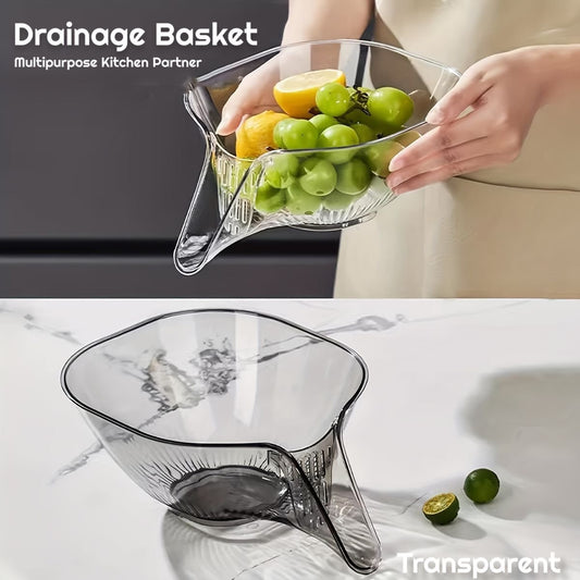 Sink drainage acrylic basket