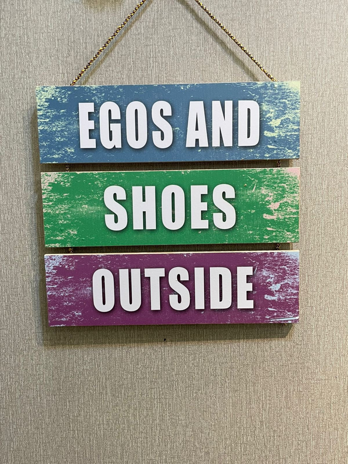 3 Step Wooden wall hanging decoration - EGOS