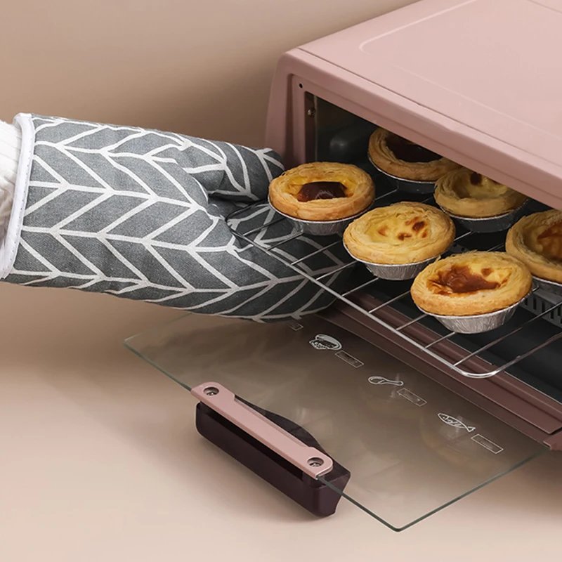 Microwave oven gloves High quality cotton linen material imported