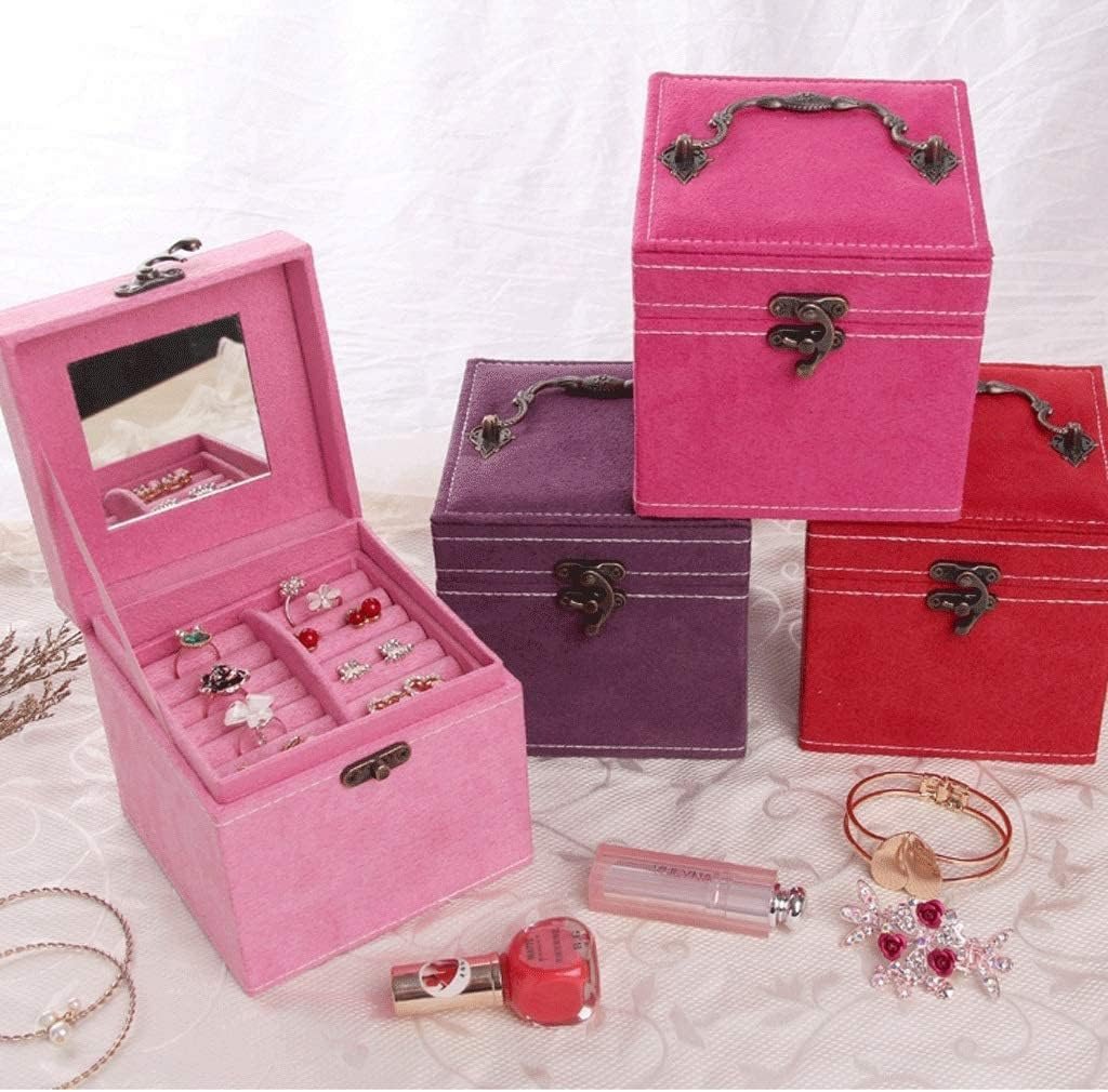 Portable small jewelry box for rings, earrings, bracelets imported premium quality