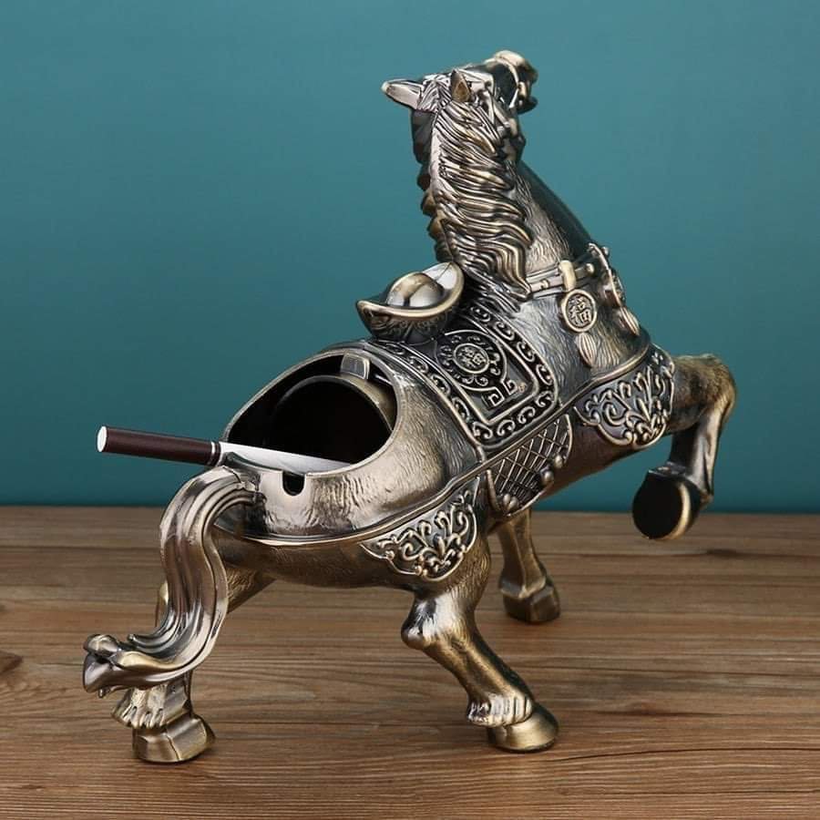 big Horse Metal Ashtray