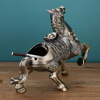big Horse Metal Ashtray