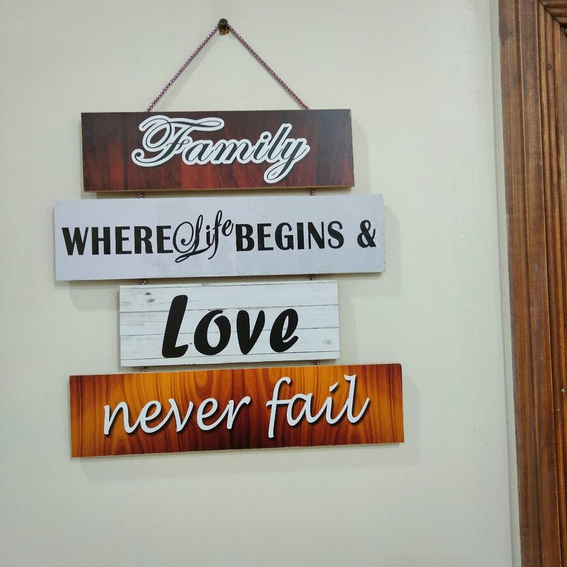 Kitchen -wall hanging quotation
