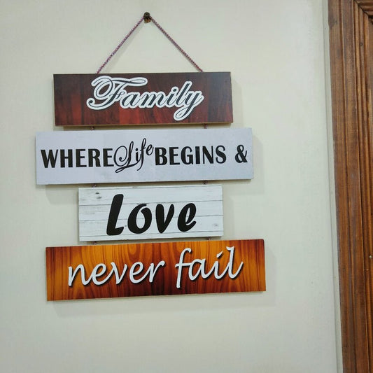 Kitchen -wall hanging quotation