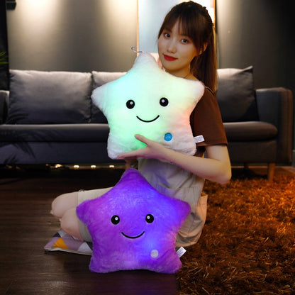 7 in 1 colours Star luminous pillow