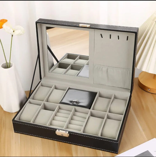 8 Watch &amp; jewelry box organizer