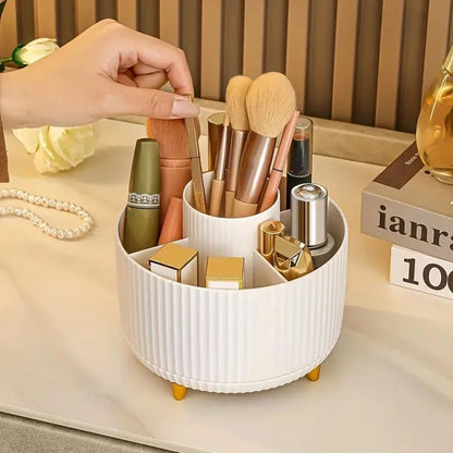 360  rotating desktop cosmetic organizer