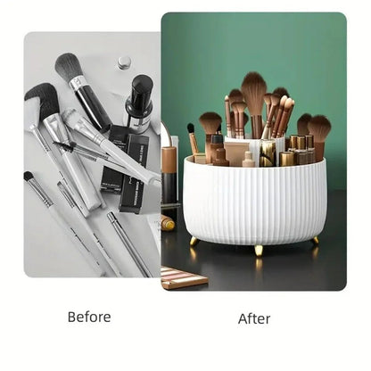 360  rotating desktop cosmetic organizer