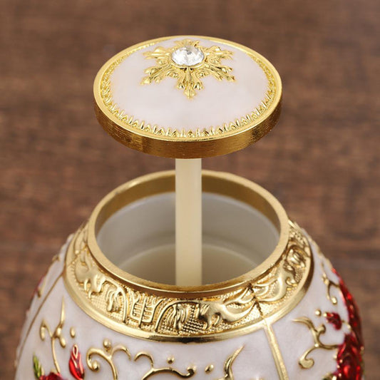 Metal desktop antique toothpick holder