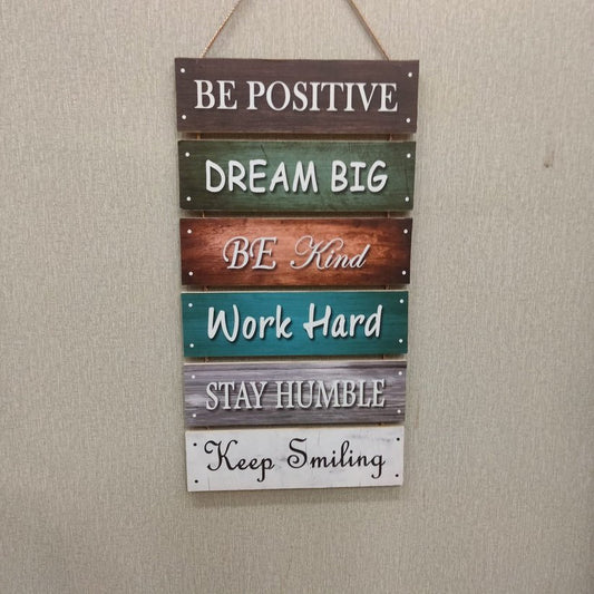 Be positive - Wall hanging quotation