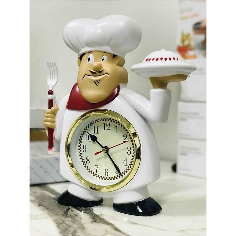 Italian design Chef Wall clock