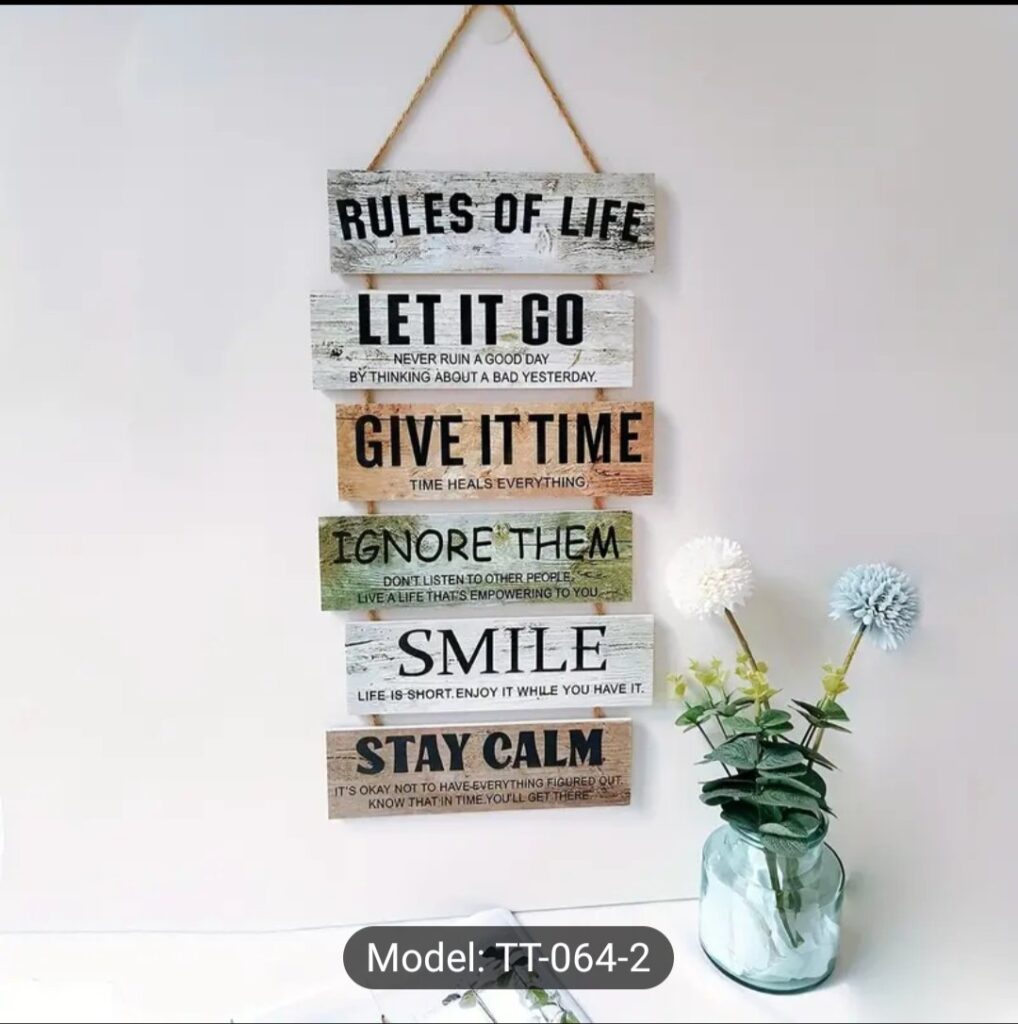 Life - wall hanging quotation
