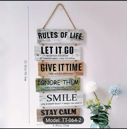 Life - wall hanging quotation