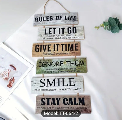 Life - wall hanging quotation