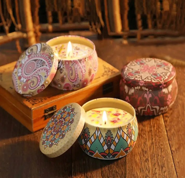 1pc Scented candle with jar &amp; lid