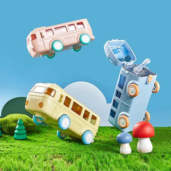 School bus shaped Water bottle (500ml)