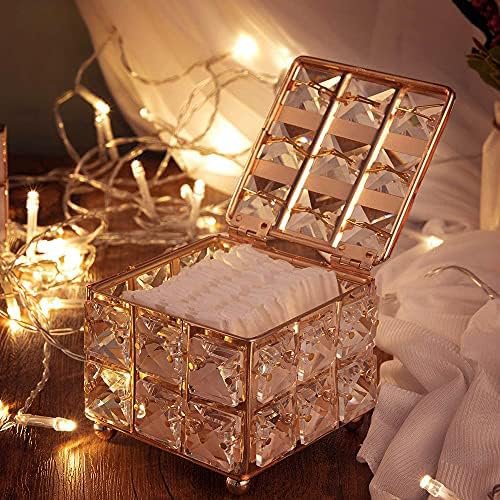 Crystal metal napkin holder