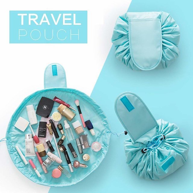 Travel makeup cosmetic organizer